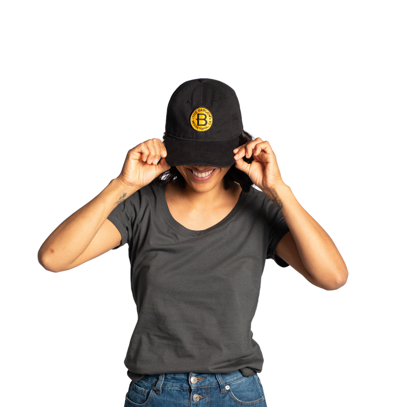 Barlow Twill Dad Cap- Black