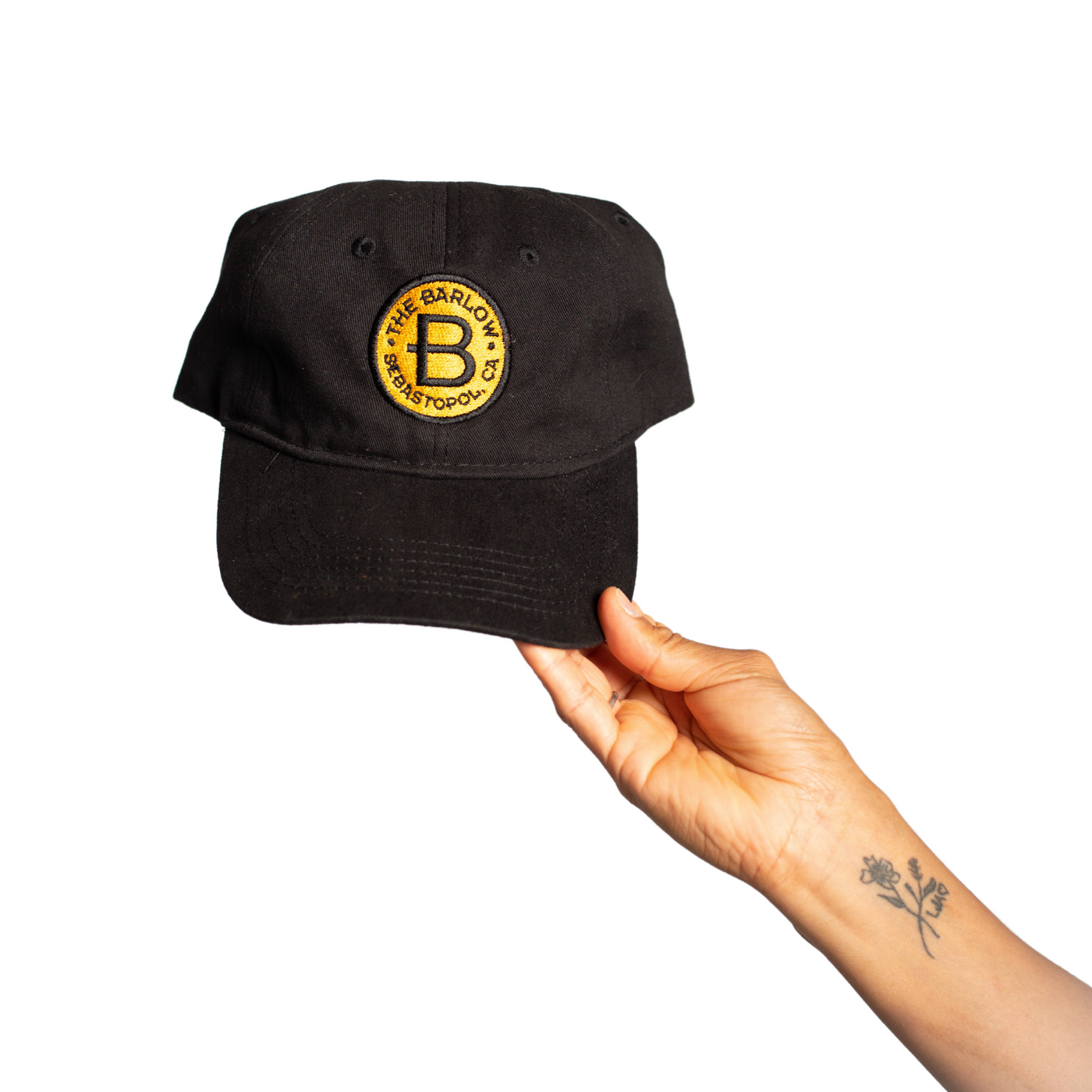 Barlow Twill Dad Cap- Black