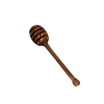 Olive Wood Honey Dipper 5"