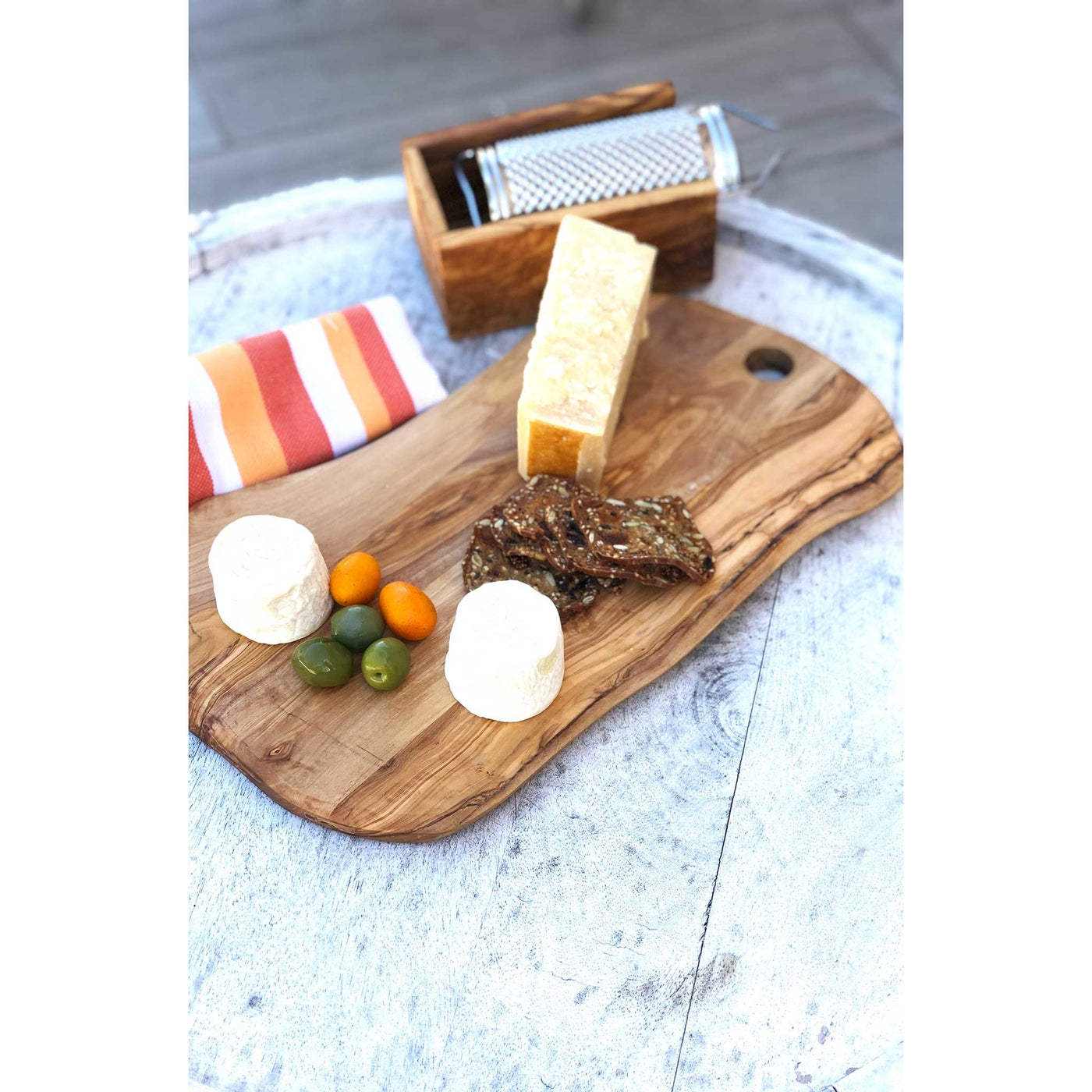 Olive Wood Cheese Board 14 1/2"
